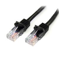 UTP kategori 6 stift netværkskabel Startech 45PAT2MBK 2 m Sort