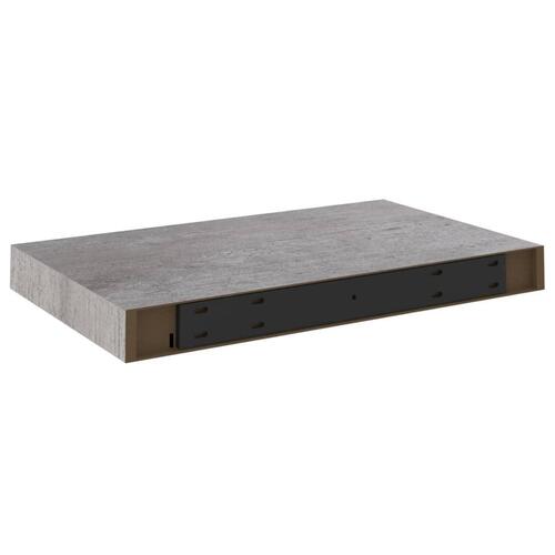 Væghylde 40x23x3,8 cm MDF betongrå