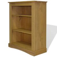 Reol tre hylder Corona-serien mexicansk fyrretræ 80x29x100 cm