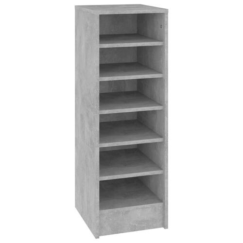 Skoreol 31,5x35x90 cm konstrueret træ betongrå