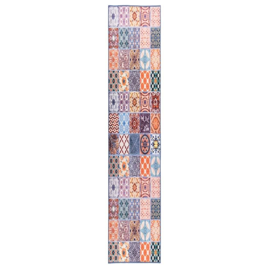 Tæppeløber 80x500 cm mosaikmønster