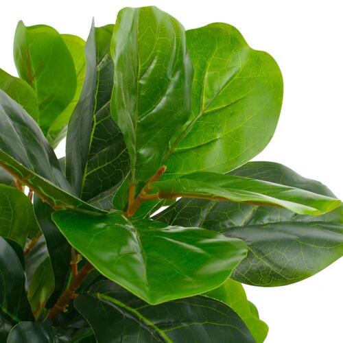 Kunstig plante violinfigen med urtepotte grøn 152 cm