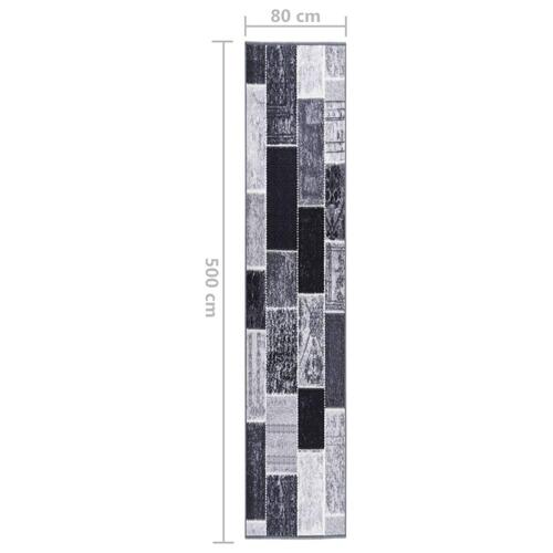 Tæppeløber 80x500 cm grå