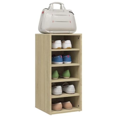 Skoreol 31,5x35x70 cm konstrueret træ sonoma-eg