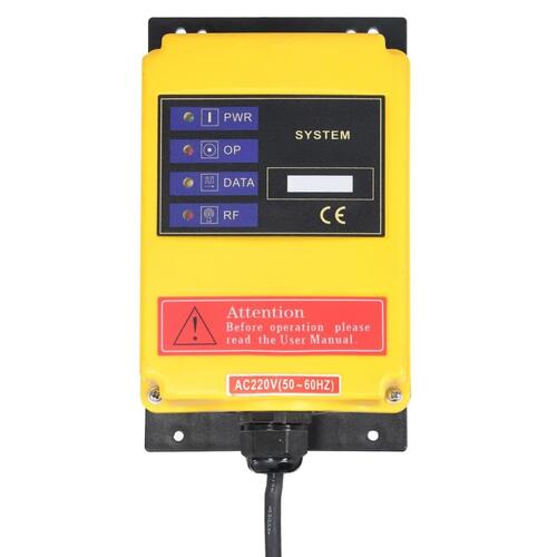 Elektrisk hejs med trådløs fjernbetjening 1300 W 500/999 kg