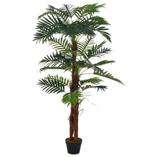 Kunstig palmeplante med potte 165 cm grøn