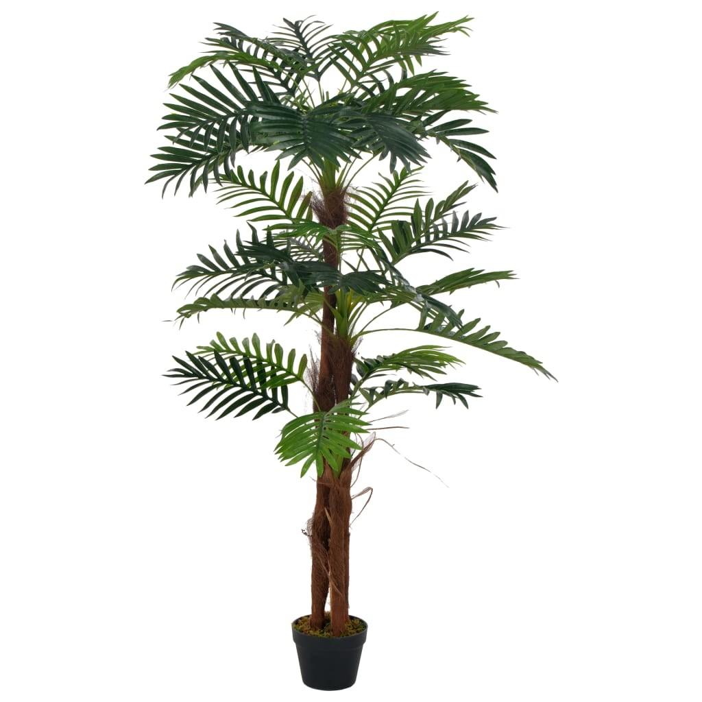 Kunstig palmeplante med potte 165 cm grøn