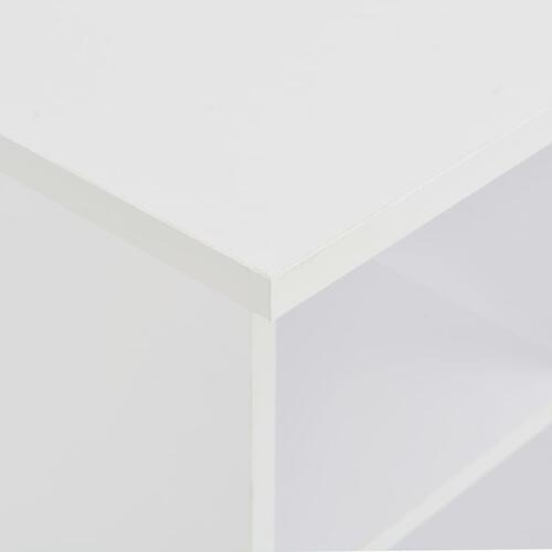 Barbord 60x60x110 cm hvid