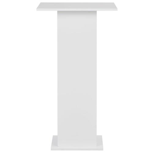 Barbord 60x60x110 cm hvid