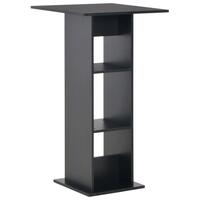 Barbord 60 x 60 x 110 cm sort