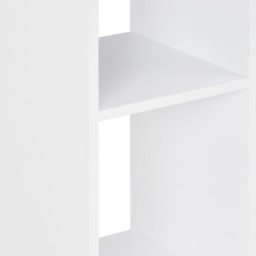 Barbord 60x60x110 cm hvid og antracitgrå