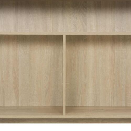 Barbord med 2 bordplader 130 x 40 x 120 cm egetræ