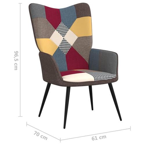 Lænestol stof patchwork
