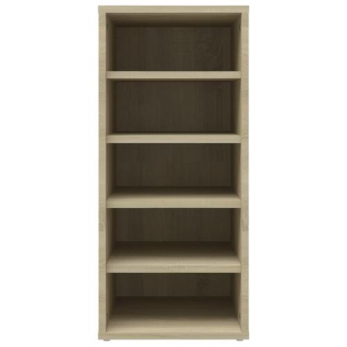 Skoreoler 2 stk. 31,5x35x70 cm konstrueret træ sonoma-eg