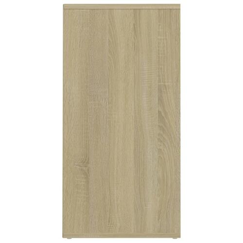 Skoreoler 2 stk. 31,5x35x70 cm konstrueret træ sonoma-eg