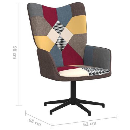 Lænestol stof patchwork