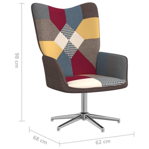 Lænestol stof patchwork