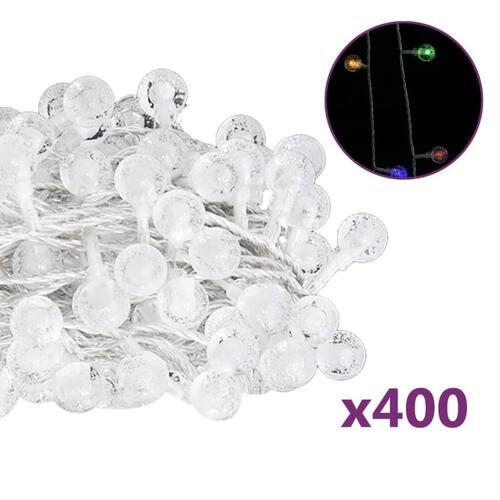 Fairylights-lyskæder 40 m 400 LED'er 8 funktioner flerfarvet