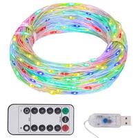 Fairylights-lyskæde 40 m 400 LED'er 8 funktioner flerfarvet
