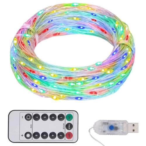 Fairylights-lyskæde 40 m 400 LED'er 8 funktioner flerfarvet
