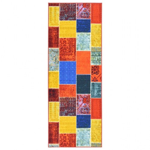 Tæppeløber 80x250 cm flerfarvet