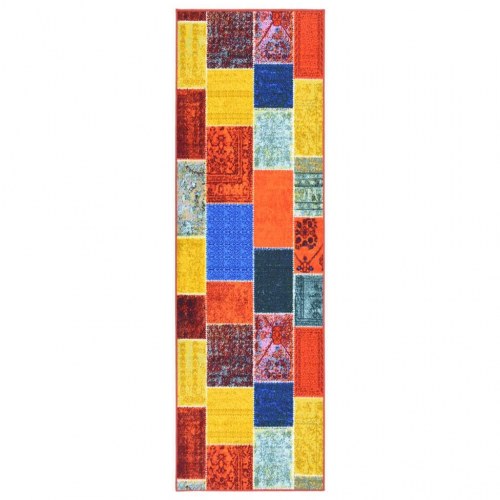 Tæppeløber 80x400 cm flerfarvet