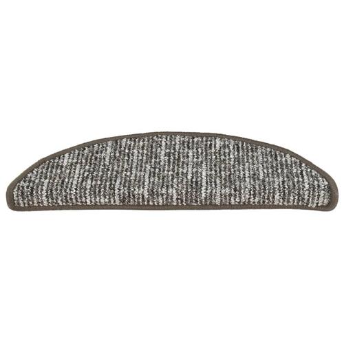 Trappemåtter 15 stk. 56x17x3 cm Antracitgrå