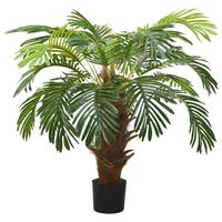Kunstig cycaspalme med potte 90 cm grøn