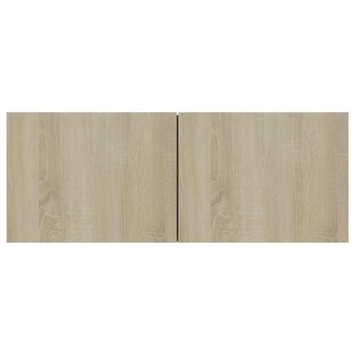 Tv-skabssæt 4 stk. 60x30x30 cm konstrueret træ sonoma-eg