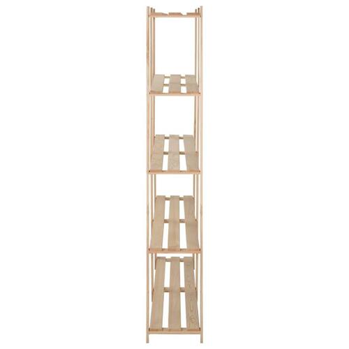 Opbevaringsreol i 5 niveauer 170x28,5x170 cm massivt fyrretræ