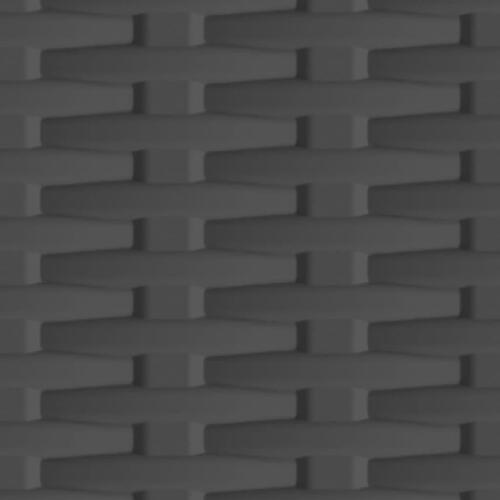 Opbevaringsskab 68x39x92 cm rattandesign plastik