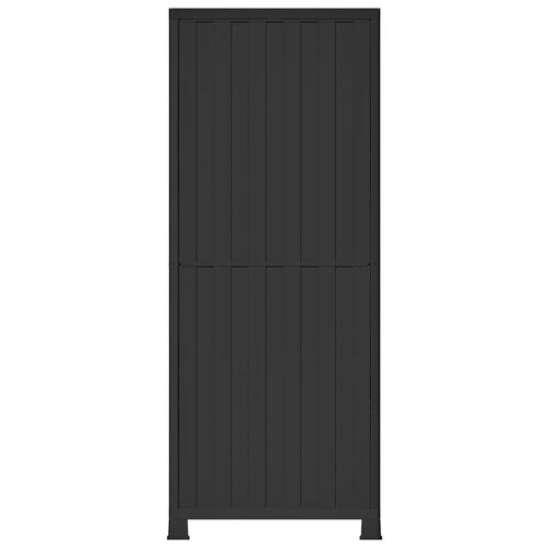 Opbevaringsskab 68x39x171,5 cm plastik