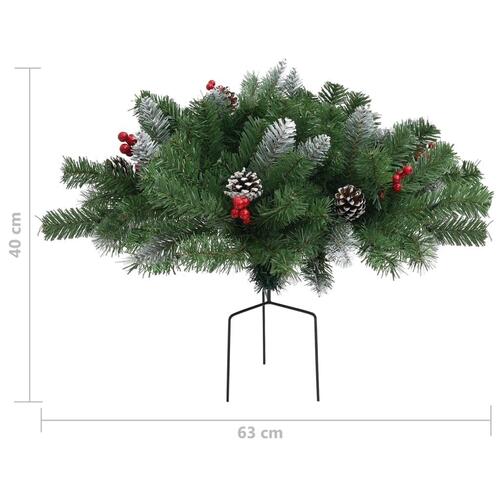 Kunstigt juletræ 40 cm PVC grøn