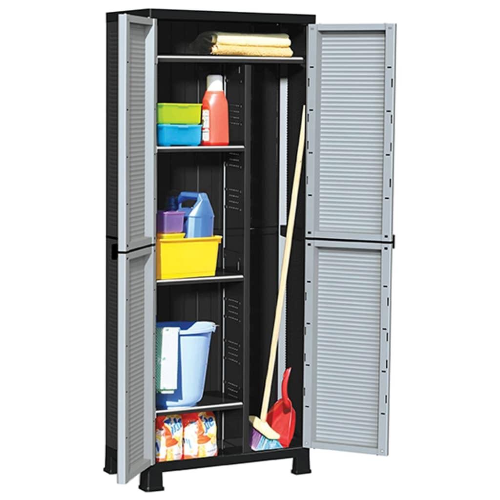 Opbevaringsskab 68x39x171,5 cm plastik