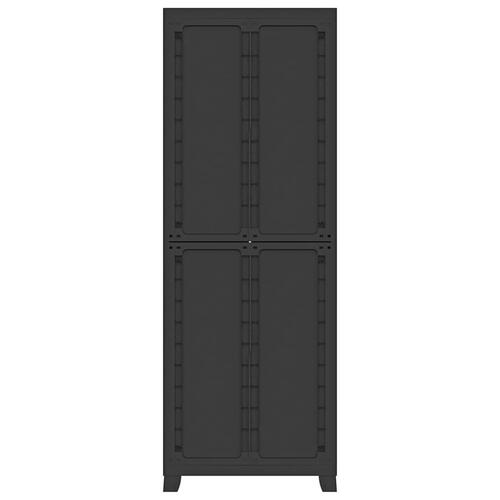 Opbevaringsskab 65x45x181 cm plastik