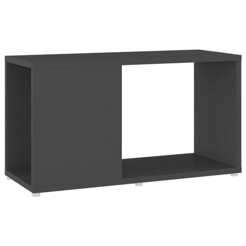 Tv-bord 60x24x32 cm konstrueret træ grå