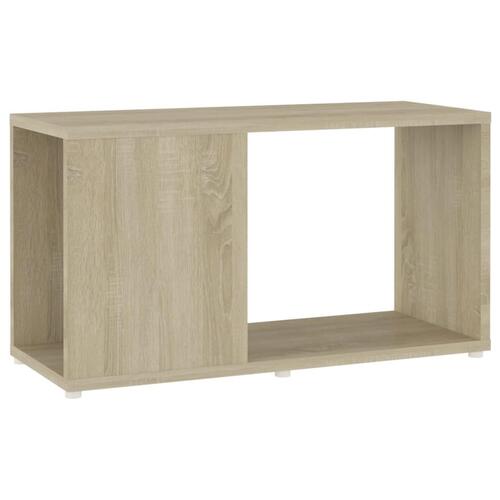 Tv-bord 60x24x32 cm konstrueret træ sonoma-eg