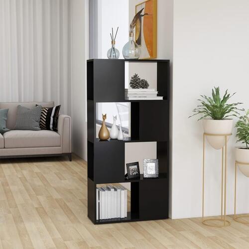 Bogreol/rumdeler 60x24x124,5 cm konstrueret træ grå