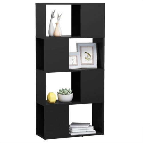 Bogreol/rumdeler 60x24x124,5 cm konstrueret træ grå