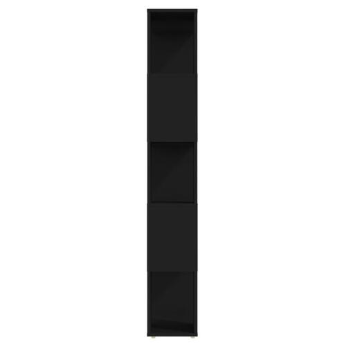 Bogreol/rumdeler 60x24x155 cm spånplade sort