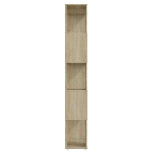 Bogskab/rumdeler 60x24x155 cm spånplade sonoma-eg