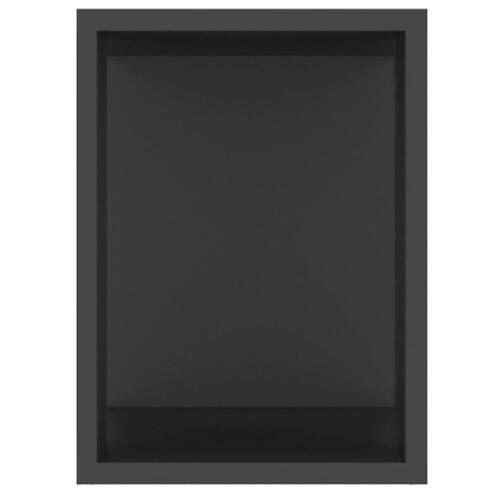 Tv-bord 80x24x32 cm konstrueret træ sort
