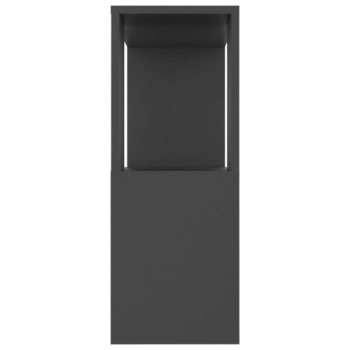 Tv-bord 80x24x63 cm konstrueret træ grå