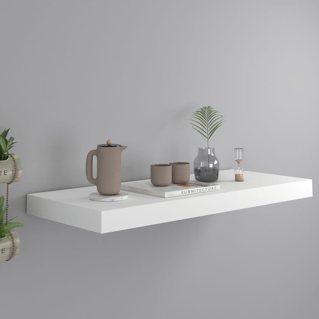 Væghylde 60x23,5x3,8 cm MDF hvid