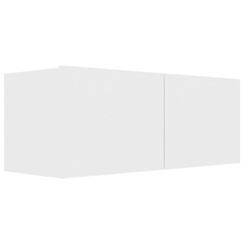 Tv-skabe 4 stk. 80x30x30 cm konstrueret træ hvid