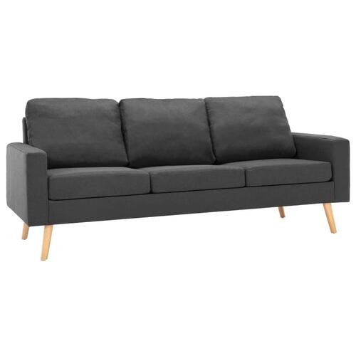 2 personers sofa stof mørkegrå