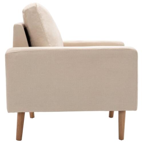 3 personers sofa stof cremefarvet