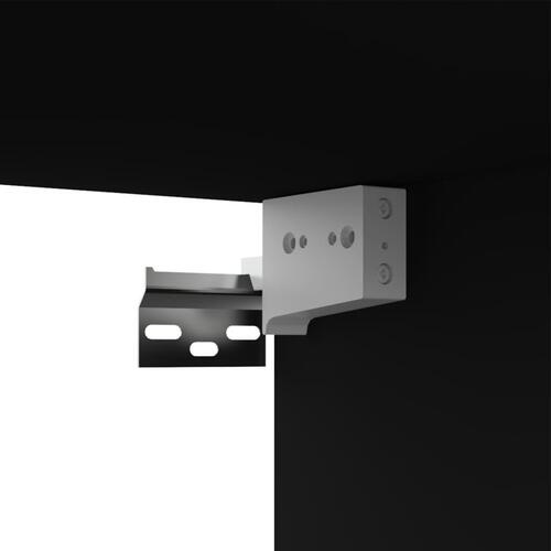 Tv-skabe 4 stk. 80x30x30 cm konstrueret træ sort