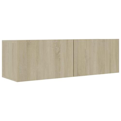 Tv-skabe 4 stk. 60x30x30 cm konstrueret træ sonoma-eg