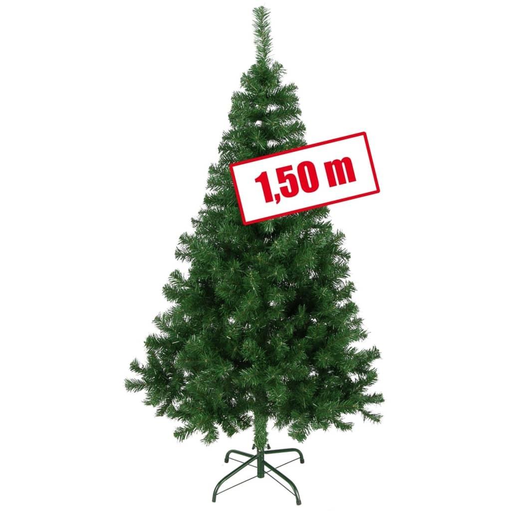 HI juletræ med metalfod 150 cm grøn